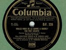 JOSEPHINE BAKER ET ADRIEN LAMY W/ MELODIC JAZZ DE PARIS ON UK COLUMBIA DF 228