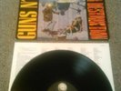 GUNS N' ROSES - APPETITE FOR DESTRUCTION LP + INNER  RARE UK / EURO BANNED CVR
