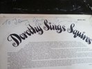 DOROTHY SQUIRES SIGNED ORIGINAL VINYL LP Seasons Of PALLADIUM Sings Squires