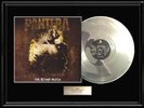 PANTERA FAR BEYOND DRIVEN WHITE GOLD PLATINUM TONED RECORD LP RARE NON RIAA