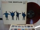 THE BEATLES / HELP , RARE RED WAX JAPAN ONLY ORIG. 1st PRESS 1965 ODEON LP