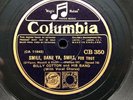 BRITISH DANCE: BILLY COTTON & HIS BAND - ’SMILE DARN YA, SMILE’ COLUMBIA CB350
