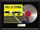 MEN AT WORK BUSINESS AS USUAL ALBUM  WHITE GOLD PLATINUM TONE RECORD VINYL LP
