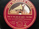 AL BOWLLY + NEW MAYFAIR DANCE ORCH- ’THIS IS THE DAY OF DAYS/SUNNYSIDE LANE’ HMV