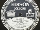 Edison Disc 52037 Buffalo Rhythm & Rocky Mountain Blues BA Rolfe Palais D'Or