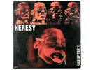 HERESY FACE UP TO IT  1987 1ST PRESS UK IMPORT RECORD ENGLAND HARDCORE PUNK RARE