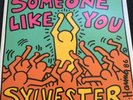 RARE  SYLVESTER KEITH HARING ART PRINT COVER SOMEONE LIKE YOU LP  NM+
