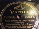 78 Rpm; Quintet Hot Club; DJANGO; GRAPPELLY; Drive Me Crazy & Like U ; Vic-26733