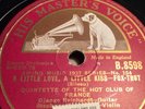 78 Rpm;Quintet Hot Club; DJANGO;GRAPPELLY; Body & Soul & Little Love Little Kiss