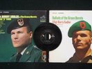 Vintage Ssgt Barry Sadler Vinyl Albums, LSP-3547 & LSP-3605 w/Bonus 45 RPM Vinyl