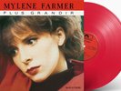 VINYLE ROUGE MAXI 12'' MYLENE FARMER PLUS GRANDIR RARE NEUF SOUS BLISTER 2019
