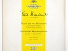 PAUL HINDEMITH CONDUCTS The 4 temperaments germany 1963 dgg LPM 18301 FD LP EX+