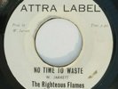 1974 ROOTS REGGAE - NO TIME TO WASTE - THE RIGHTEOUS FLAMES - ATTRA 7