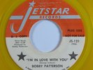 Crossover Soul 45 BOBBY PATTERSON I'm in Love with You JETSTAR VG++ promo HEAR