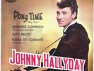 vinyle EP espagnol HV 27-65 de Johnny Hallyday Pony Time sigle doré sur label