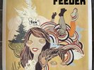 Feeder - RARE FULLY SIGNED Pushing The Senses Lithograph 30” X 30”