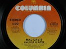 70s Soul 45 MAC DAVIS I'm Just In Love COLUMBIA HEAR