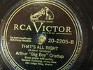 RCA 20-2205 Arthur Crudup DUST MY BROOM 78rpm E w sleeve ROBERT JOHNSON  Blues