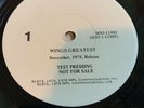 WINGS Paul McCartney Greatest Test Pressing Rare BEATLES Capitol Mpl 1978