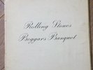 Rolling Stones -beggars banquet vinyl Mono Decca Gatefold 1968