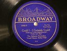 JAZZ ARKANSAS SERENADERS Could-I Certainly Could  BROADWAY 1005