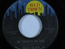 R&B Soul 45 BILLY BLAND My Heart's On Fire OLD TOWN HEAR