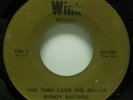 Wendy Bagwell and The Sunliters: And Then Came The Snakes, 45 RPM, Good