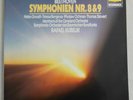 KUBELIK Beethoven Symphonies No. 8 & 9 2LPs NM DG WHITE LABEL SAMPLE