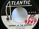 FOUR CASTS 45 Stormy Weather / Working at Factory ATLANTIC VG+ doowop  kz 288