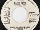 David Bowie Lady Grinning Soul  WLP 45