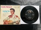 ELVIS PRESLEY - Loving You / Teddy Bear - RARE FIRST PRESSING - Vinyl 45