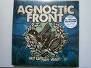 LP Agnostic Front - My Life My Way, 2011, Limited White 061/150 / New, Sealed
