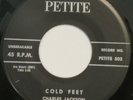 CHARLES CHUCK JACKSON Cold Feet / Willete PETITE 45 R&B doo wop rocker NM HEAR
