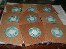 ( 9 ) ROLLING STONES 45 RPM records on London Label