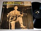 HANK SNOW LP - AUTOGRAPHED RCA LPM419 Country & Western Jamboree