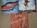 AC/DC, Fly on the Wall - The Razors Edge - Blow up your Video - Vinyl LPs OG