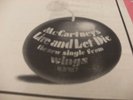 PAUL McCARTNEY WINGS APPLE 007 Live And Let Die 1973 Original POSTER/ADVERT