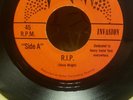 Invasion R.I.P./School's Out 45 RPM RARE Heavy Metal