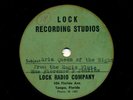 FLORENCE FOSTER JENKINS Rare 12-inch LOCK Lacquer - Aria: Queen of the Night