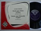 ANDRE LEVY / THEUVENY - TELEFUNKEN NLB 6101 - DEBUSSY - VIOLIN / CELLO SONATA