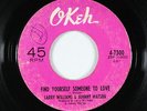 Northern Soul 45 - Larry Williams & Johnny Watson - Find Yourself Someone - Okeh