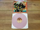 KISS - HOTTER THAN HELL - RARE RE-ISSUE U.K.MAUVE VINYL + POSTER + PIC SLV MINT