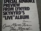 Lynyrd Skynyrd ?–AUTOGRAPHED X10 One More From The Road RARE PROMO ADVANCE 1976