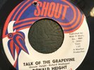 Donald Height Talk Of The Grape Vine Shout Vinyl Record Northern Soul Rare