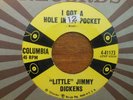 ROCKABILLY 45 LITTLE JIMMY DICKENS ON COLUMBIA I GOT A HOLE IN MY POCKET