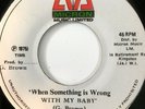 GLEN BROWN   When Something is Wrong with my baby Ja. MICRON 1975 EX