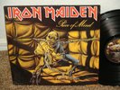 IRON MAIDEN PIECE OF MIND ALBUM 1983 EXCELLENT VINYL WITH INSERT