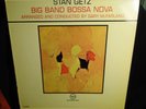 Stan Getz Big Band Bossa Nova 1962 Verve LP Record Album 100 % Play Tested