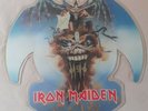 IRON MAIDEN PICTURE/SHAPED DISC 45' THE EVIL THAT MEN DO EMP 64 1988  mint