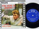 JOHNNY HALLYDAY D'OU VIENS-TU JOHNNY? PHILIPS SFL-3079 Japan VINYL 7